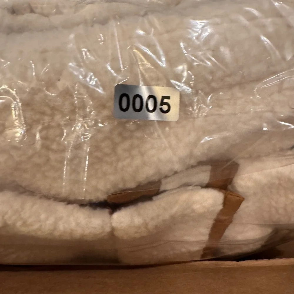 Columbia Neutral Sherpa Fleece Pullover Tan Cream Cozy Outdoor Crop Jacket Sz XL - Picture 11 of 12